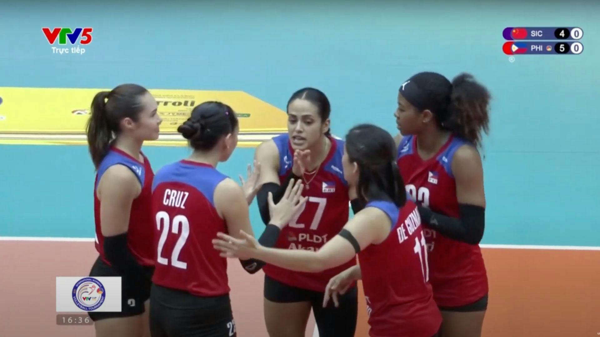 Alas Pilipinas nab first win in VTV Cup after beating Chinese club Sichuan Wuliangchun